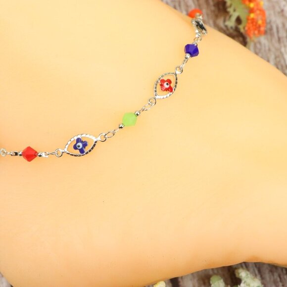 Dainty Anklet for Women – Elegant Everyday Jewelry & Perfect Gift | MLCRC1949 - Picture 9 of 10